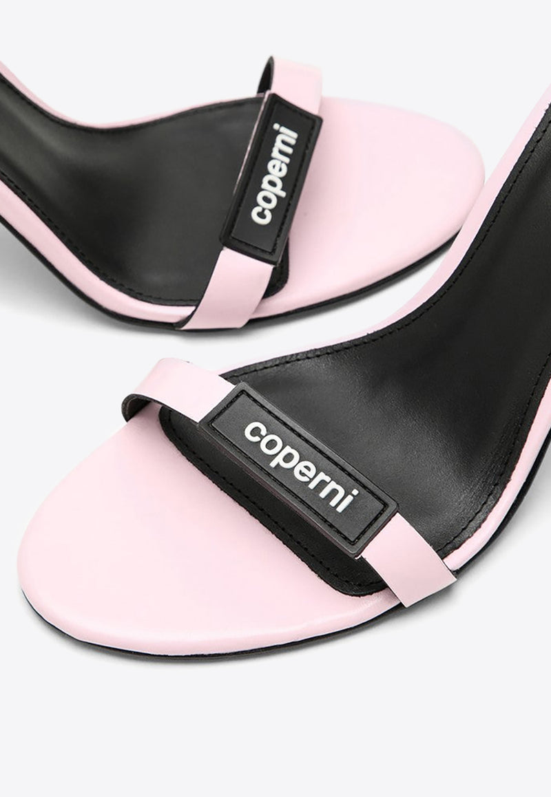 Coperni 95 Logo Strap Leather Sandals Pink COPSH44477LE/O_COPE-LPNK