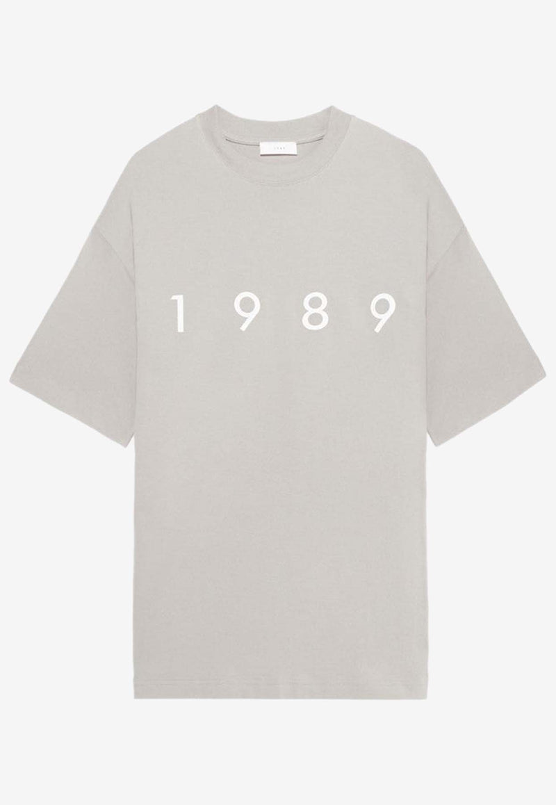 1989 Studio Logo Short-Sleeved T-shirt CORE.01CO/O_1989-GR Gray