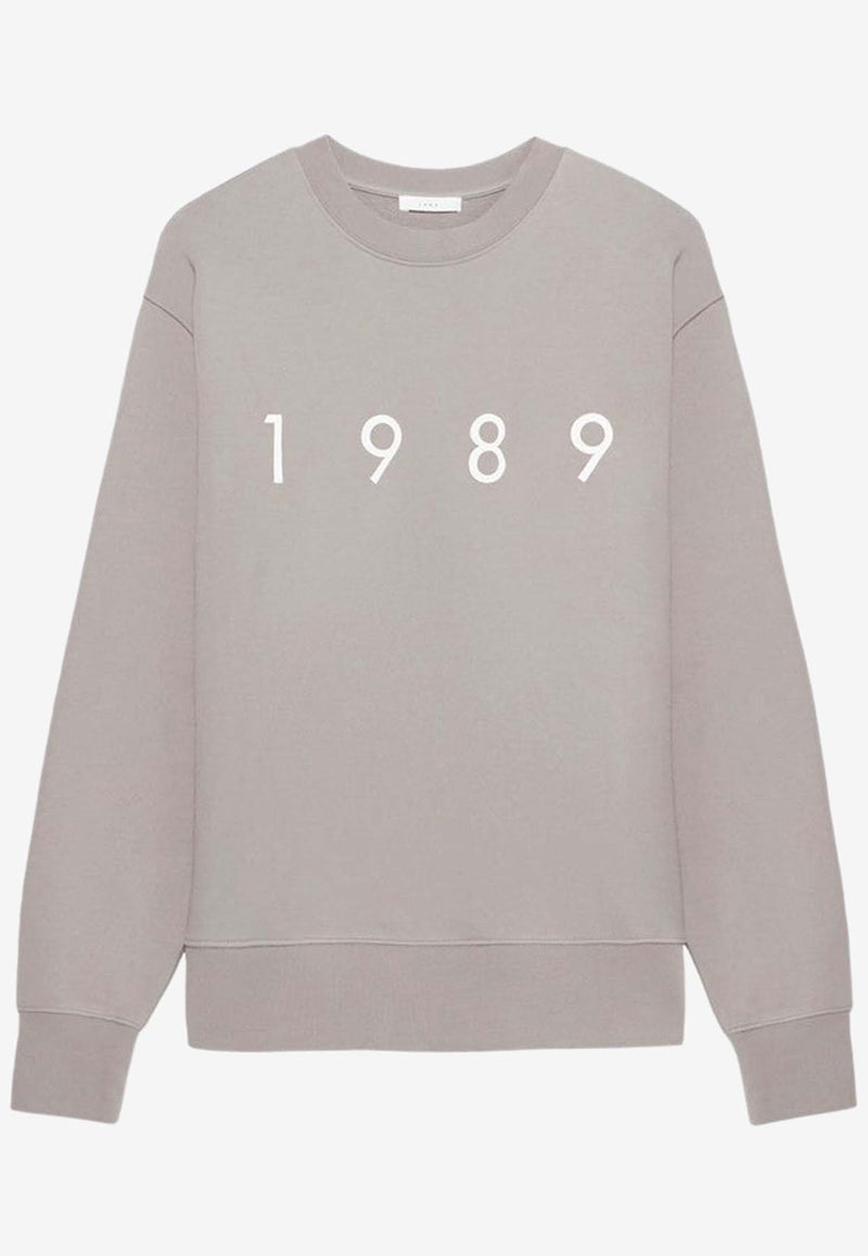 1989 Studio Logo Crewneck Sweatshirt CORE.02CO/O_1989-GR Gray