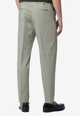 PT Torino Tailored Straight-Leg Pants Sage CORSZ1Z00FWDNU68/S_PT0F-0435