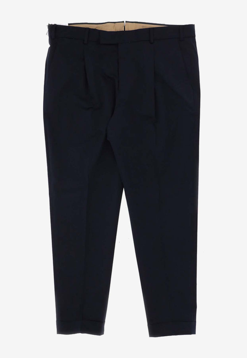 PT Torino Straight-Leg Tailored Pants Navy CORSZAZ40FWD_SD54_0360