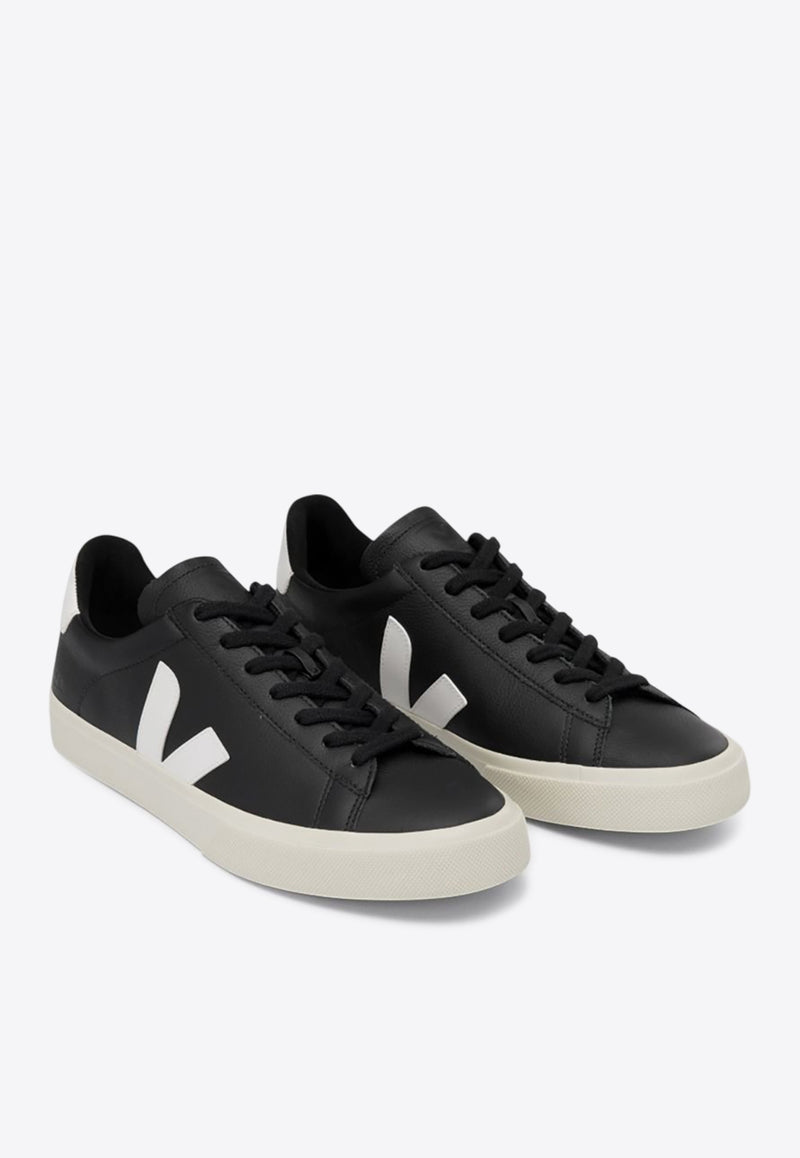 Veja Campo Leather Low-Top Sneakers Black CP0501215BLACK