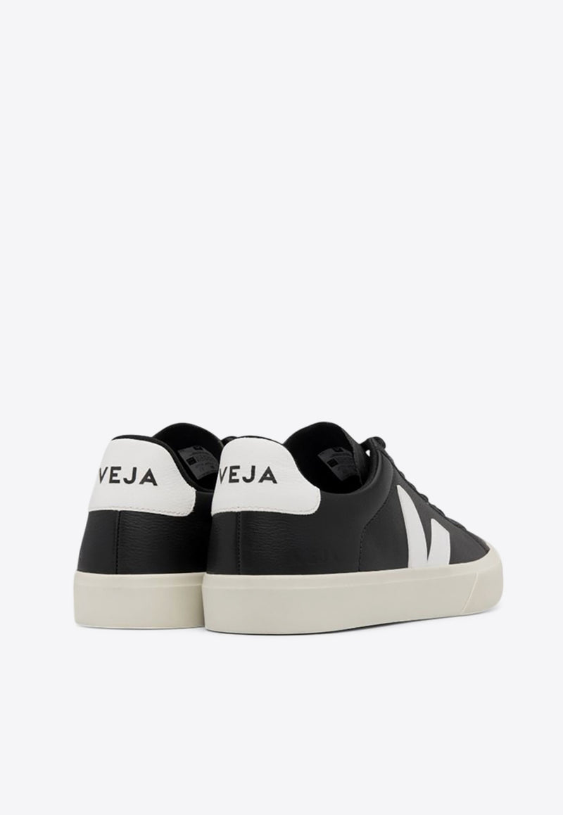 Veja Campo Leather Low-Top Sneakers Black CP0501215BLACK