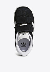 Adidas Kids Girls Gazelle Low-Top Suede Sneakers Black CQ3139LS/O_ADIDS-BL