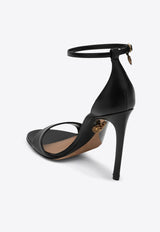 Dolce & Gabbana Devotion 105 Patent Leather Sandals  Black CR1775A5738/Q_DOLCE-80999