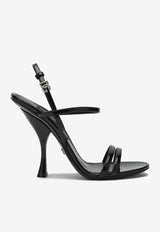 Dolce & Gabbana Keira 2.0 105 Calf Leather Sandals Black CR1923A1037/R_DOLCE-80999