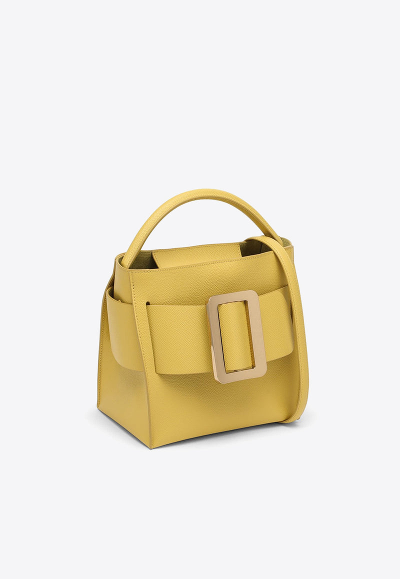 BOYY Davon 21 Leather Top Handle Bag Yellow CR24DEV21EPS/O_BOY-0BAM