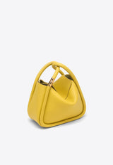 BOYY Wonton 25 Leather Top Handle Bag Yellow CR24WON25RIO/O_BOY-0BAM