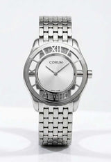 Corum Romulus Mystere Stainless Steel Watch Silver 984.715.20/0F01 EB77_TH