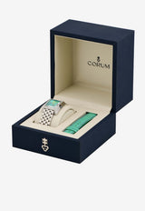 Corum Admiral's Cup Stainless Steel Watch with Diamond Turquoise 373.515.47/0F09 EB85_TH