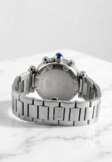 Cartier Pasha Seatimer Chronograph 42mm Stainless Steel Watch Silver CRTRPSC42.5SSW_TH
