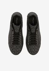 Dolce & Gabbana Logo Jacquard Low-Top Sneakers Black CS1772 AN237 8B969