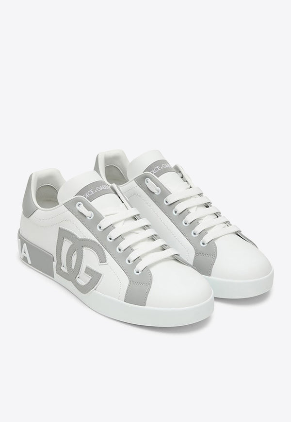 Dolce & Gabbana Portofino Low-Top Sneakers in Leather CS1772AT389/O_DOLCE-89642