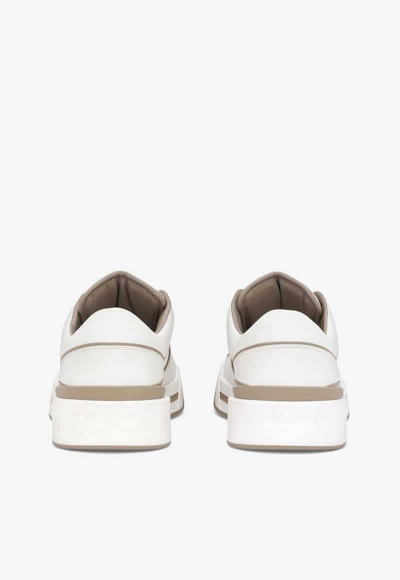 Dolce & Gabbana Calfskin New Roma Low-Top Sneakers White CS2036 AY953 8Z080