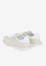 Dolce & Gabbana DG Athletic Sneakers in Nylon and Calfskin Cream CS2384 A0136 8S169