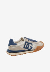 Dolce & Gabbana DG Athletic Sneakers in Nylon and Calfskin Multicolor CS2384 AZ862 8W109