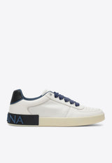 Dolce & Gabbana Portofino Leather Sneakers  White CS2392A0218/S_DOLCE-8F190