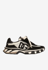 Dolce & Gabbana DG Country Road Nylon and Leather Sneakers Multicolor CS2403 A0205 8S469