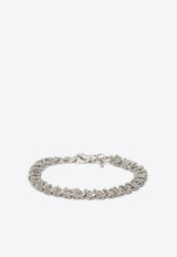 Emanuele Bicocchi Crystal-Embellished Chain Bracelet Silver CTAB3MET/N_EMANU-SI