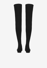 Dolce & Gabbana Stretch Over-the-Knee Boots CU1115 AV590 80999 Black