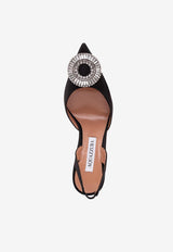 Crystal Hoop 105 Slingback Pumps