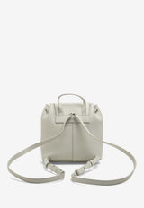 Ferragamo Mini Multi-Pocket Leather Backpack Gray 220941 BACKPACK 785889 HAZE