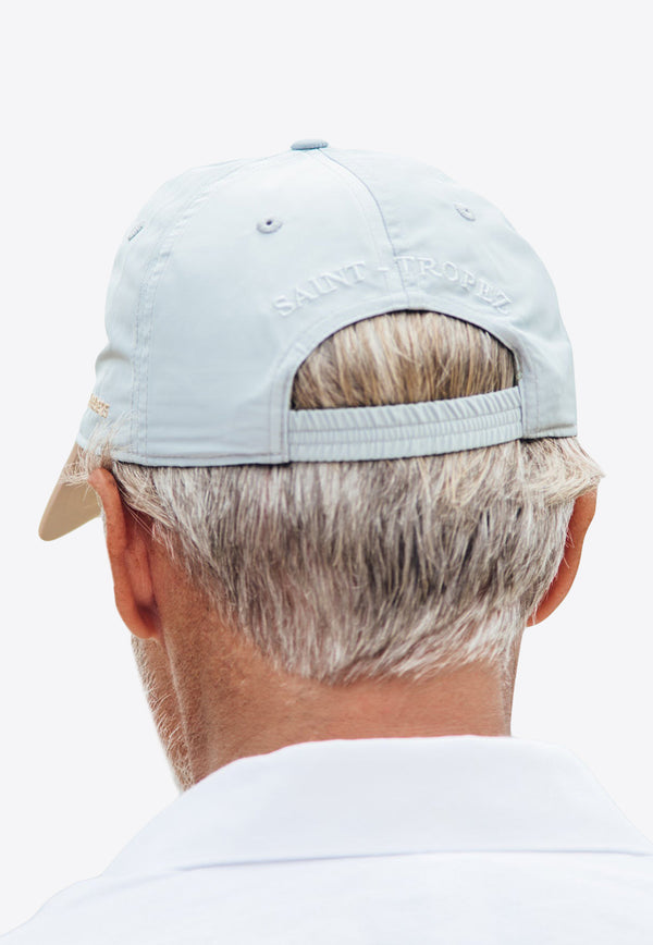 Les Canebiers Embroidered Baseball Cap  Gray
