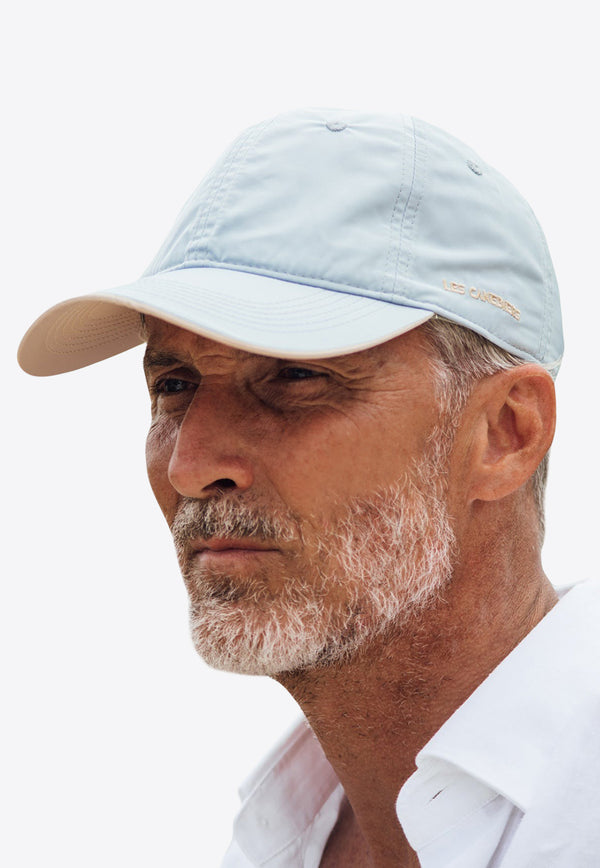 Les Canebiers Embroidered Baseball Cap  Gray