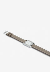 Mini Cape Cod Watch 27mm in Etoupe Swift Leather Double Tour Strap