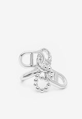 Chaine d'Ancre Alea II Multi Links Ring in Silver