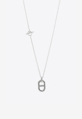 Chaine d'Ancre Alea II Twisted Pendant GM in Silver