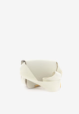 Geta Shoulder Bag in Mushroom Chevre Mysore with Gold Hardware