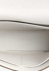 Geta Shoulder Bag in Mushroom Chevre Mysore with Gold Hardware