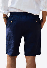 Les Canebiers Cimes Bermuda Shorts Navy