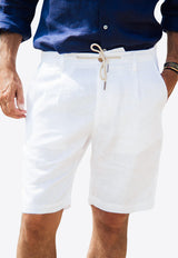 Les Canebiers Cimes Bermuda Shorts White