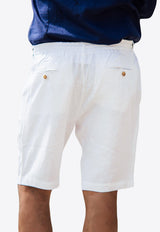 Les Canebiers Cimes Bermuda Shorts White