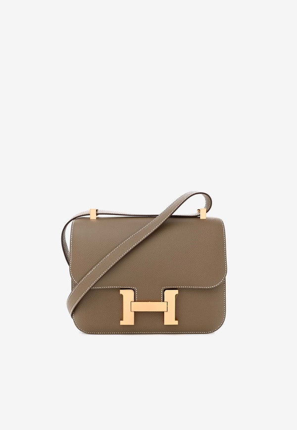 Hermès Constance 1-24 in Etoupe Epsom with Rose Gold Hardware