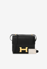 Hermès Constance 18 in Black Chevre Mysore with Rose Gold Hardware