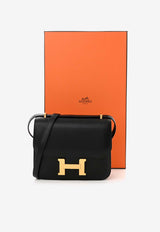 Hermès Constance 18 in Black Chevre Mysore with Rose Gold Hardware