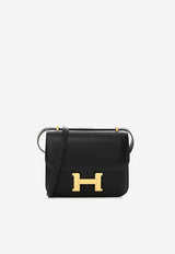 Hermès Constance 18 in Black Chevre Mysore with Rose Gold Hardware