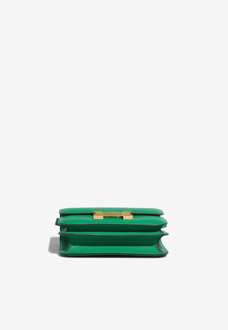 Hermès Constance 18 in Menthe Chevre Chamkila Leather with Gold Hardware