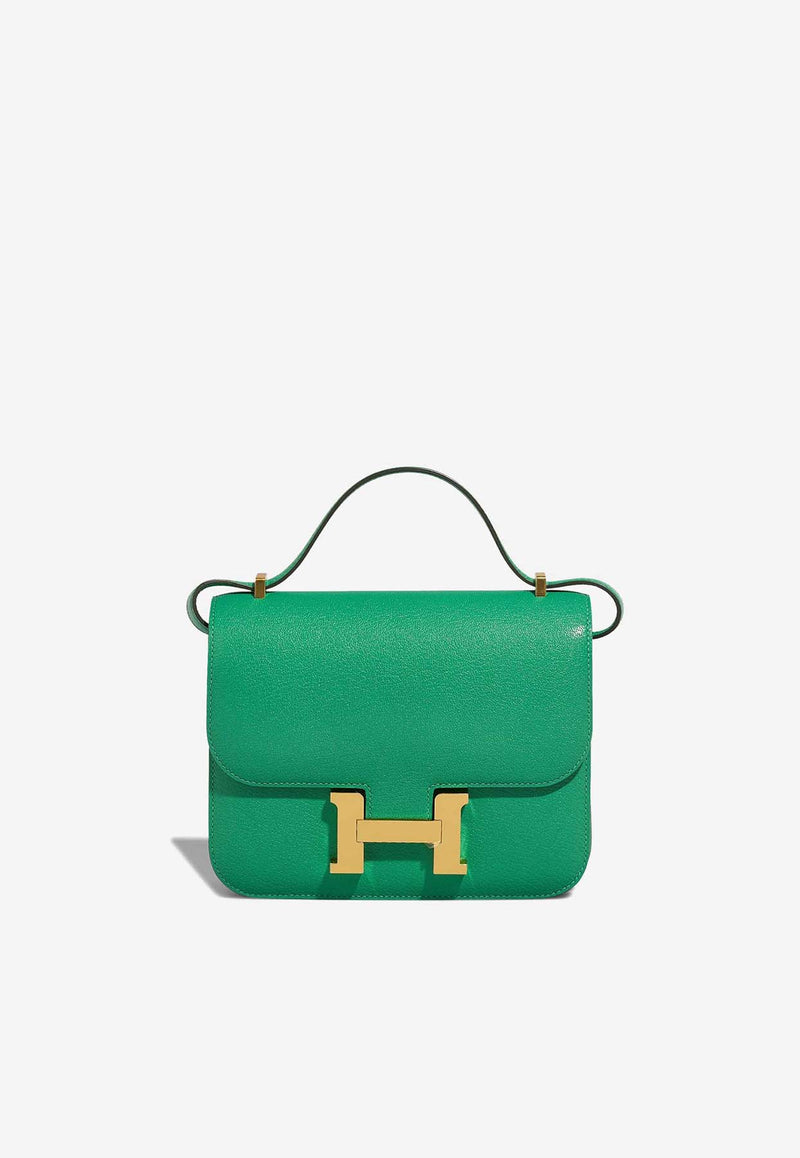 Hermès Constance 18 in Menthe Chevre Chamkila Leather with Gold Hardware