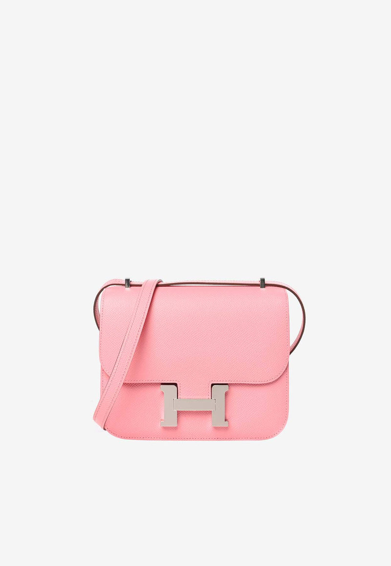 Hermès Constance 18 in Rose Confetti Epsom Leather with Palladium Hardware