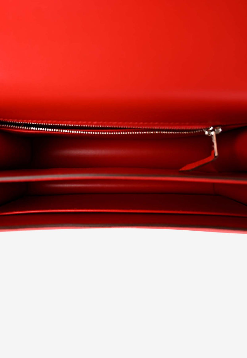 Hermès Constance 24 in Rouge de Coeur Epsom with Mauve Sylvestre Enamel Hardware