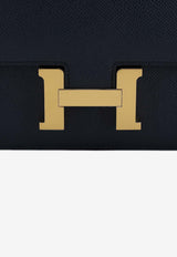 Hermès Constance Elan in Bleu Indigo Epsom Leather with Gold Hardware