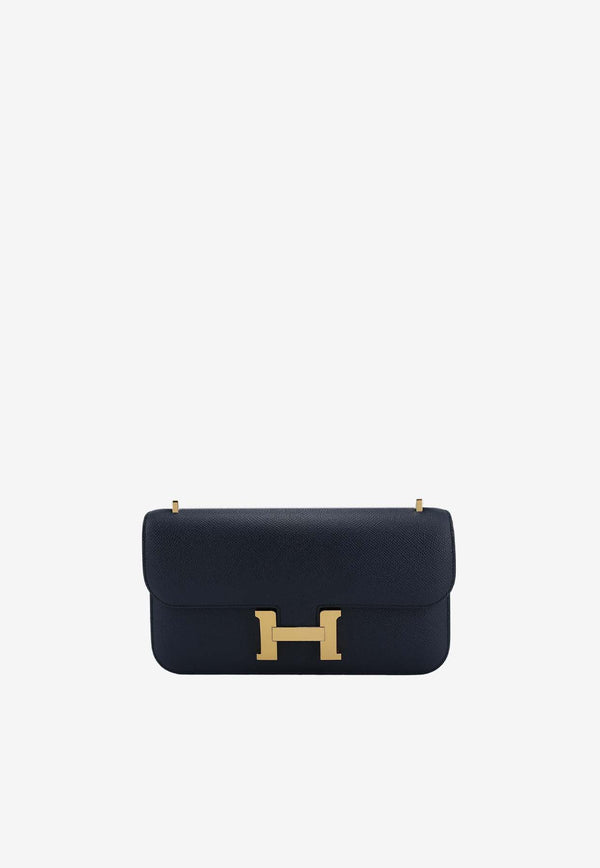 Hermès Constance Elan in Bleu Indigo Epsom Leather with Gold Hardware