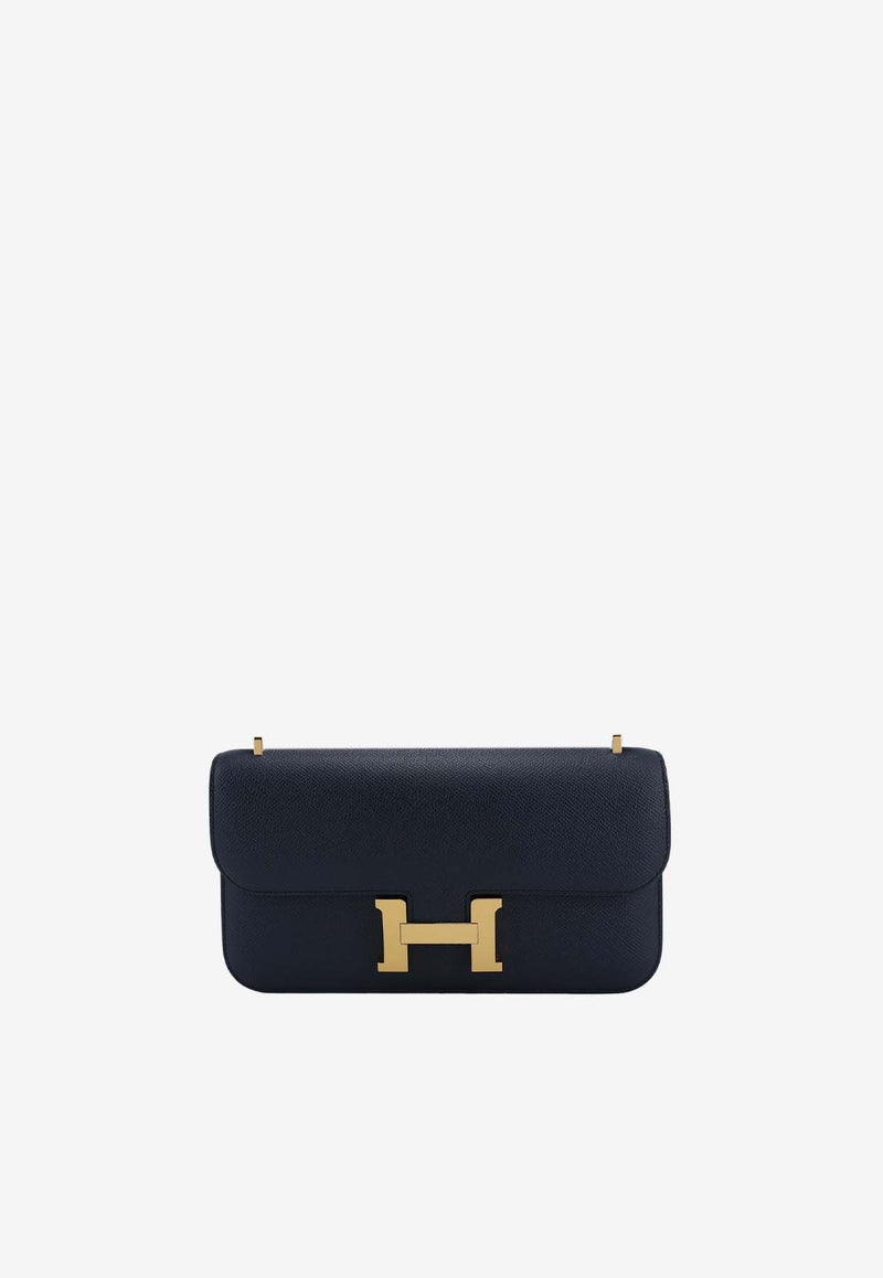 Hermès Constance Elan in Bleu Indigo Epsom Leather with Gold Hardware