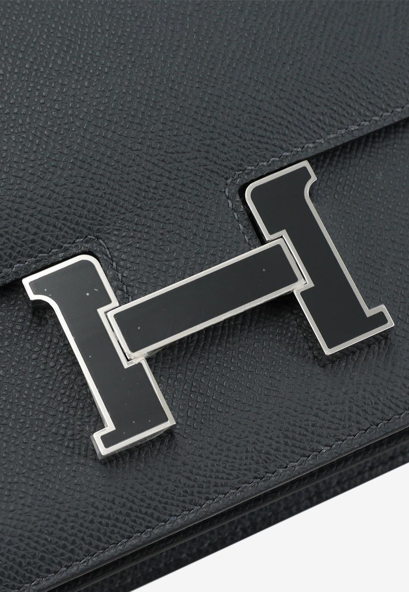 Hermès Constance 18 in Gris Misty Epsom Leather with Gris Fonce Enamel Hardware