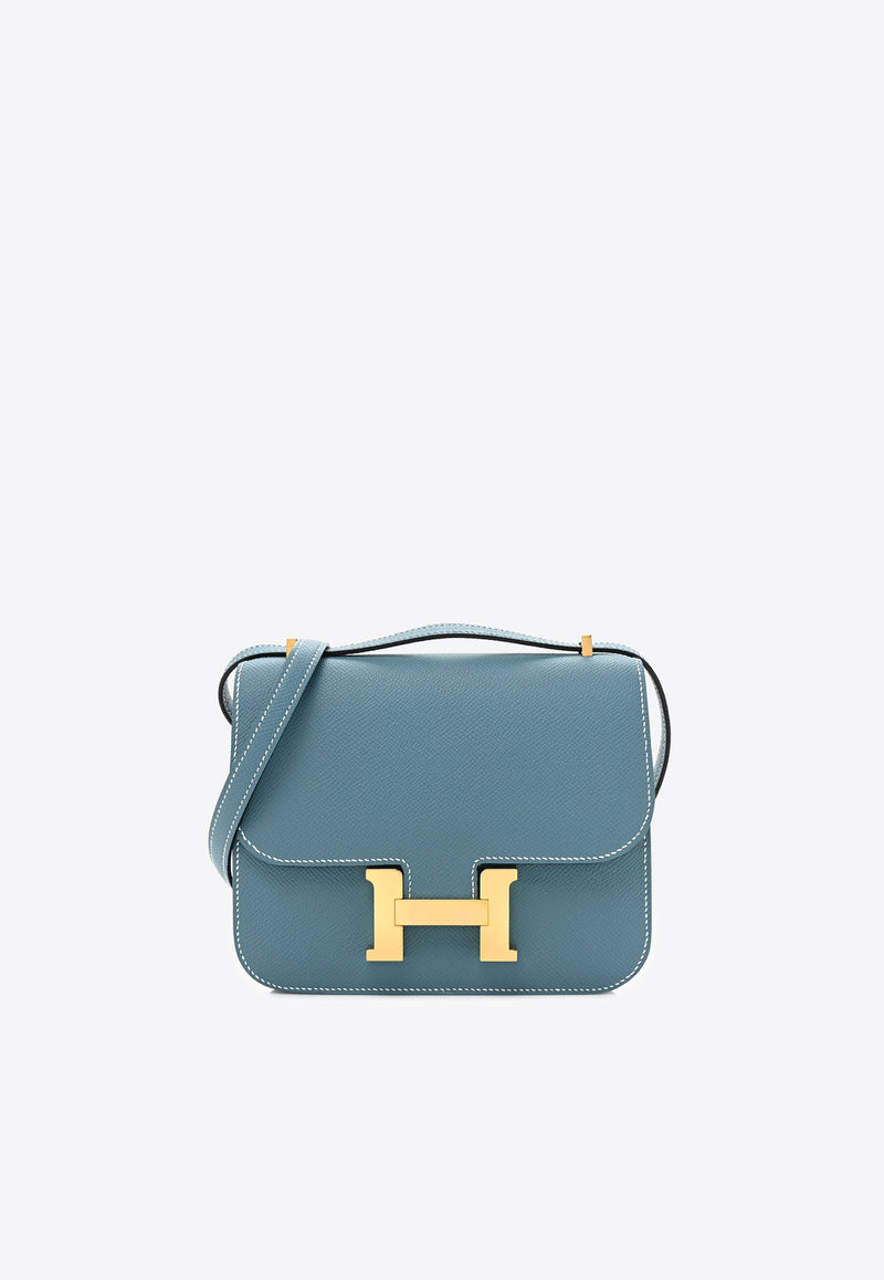 Hermès Constance 18 in New Bleu Jean Epsom Leather with Gold Hardware