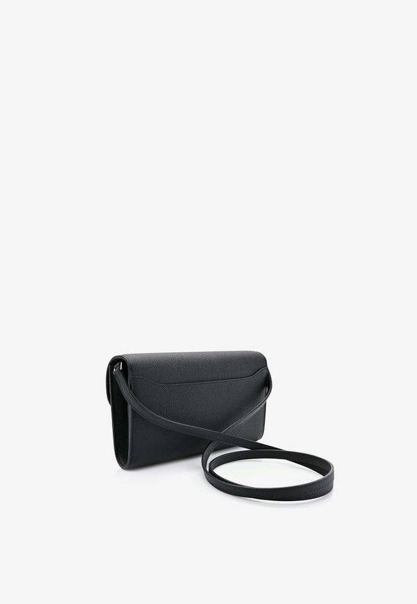 Hermès Constance To Go Wallet in Black Epsom with Palladium Hardware